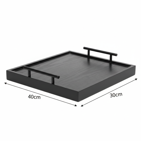 Wooden Tray Set 2 Pcs
